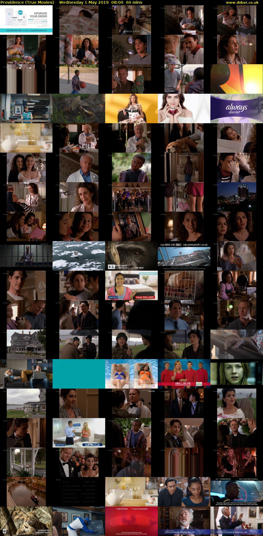 Providence (True Movies) Wednesday 1 May 2019 08:00 - 09:00