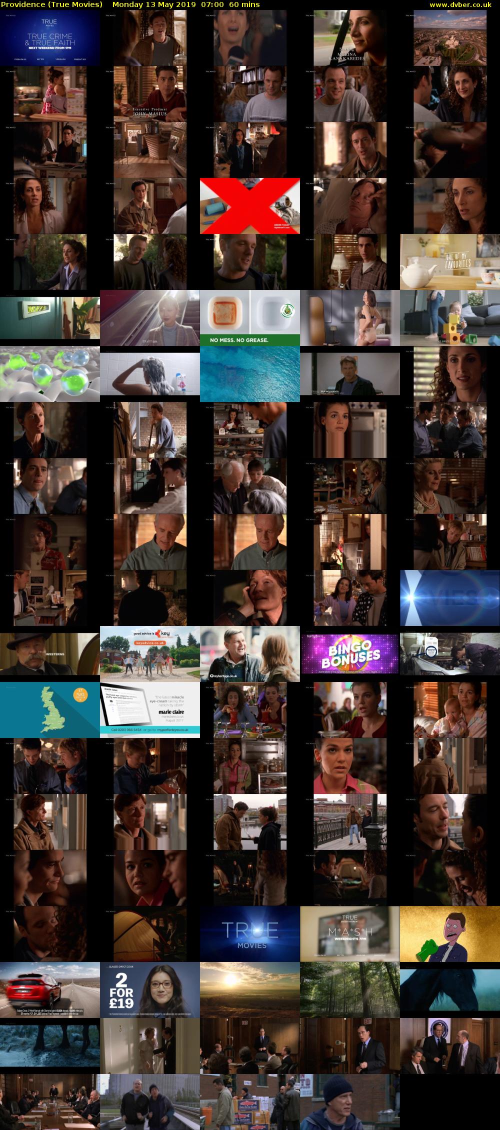 Providence (True Movies) Monday 13 May 2019 07:00 - 08:00