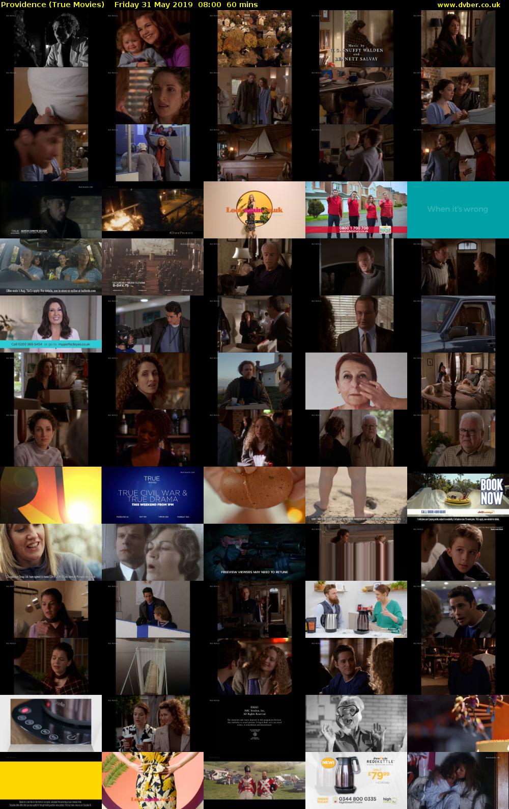 Providence (True Movies) Friday 31 May 2019 08:00 - 09:00