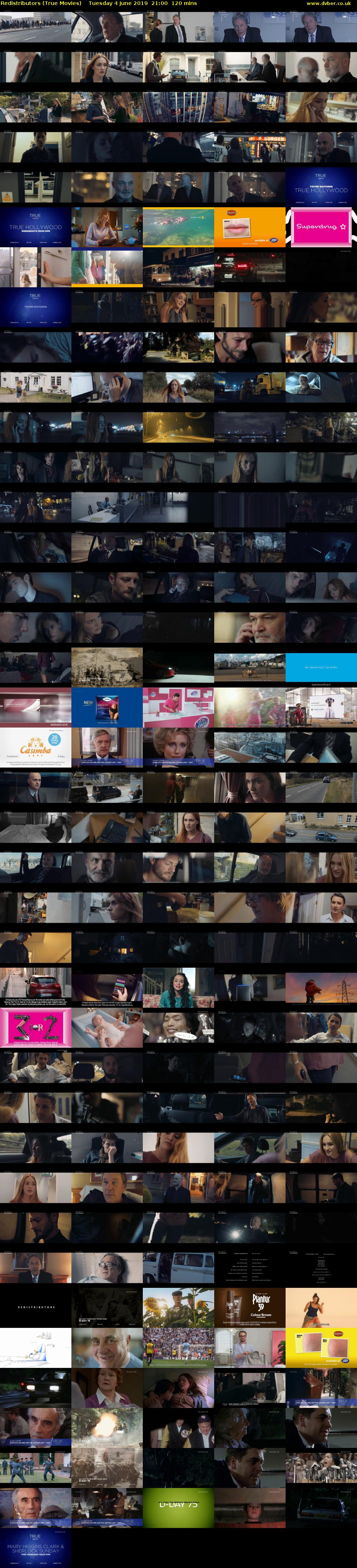 Redistributors (True Movies) Tuesday 4 June 2019 21:00 - 23:00
