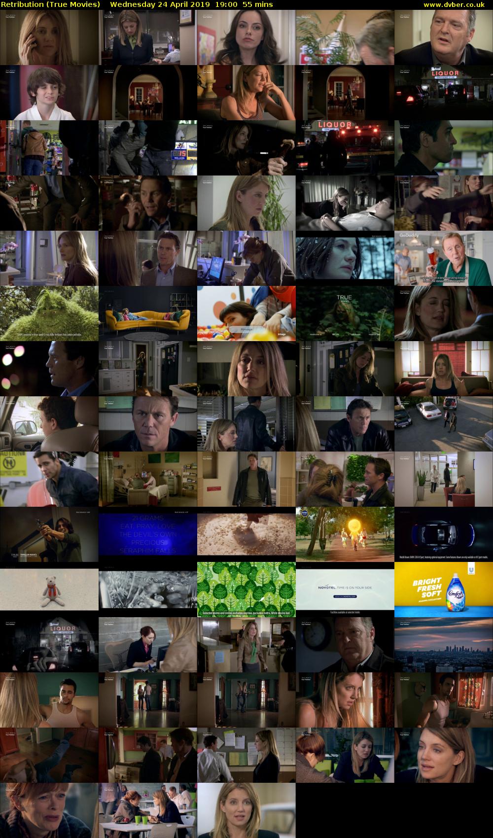 Retribution (True Movies) Wednesday 24 April 2019 19:00 - 19:55