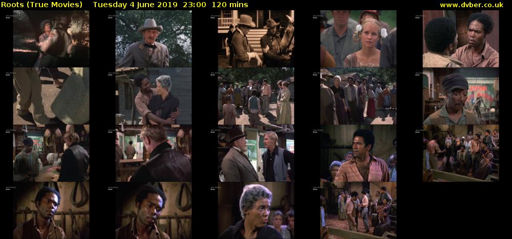 Roots (True Movies) Tuesday 4 June 2019 23:00 - 01:00