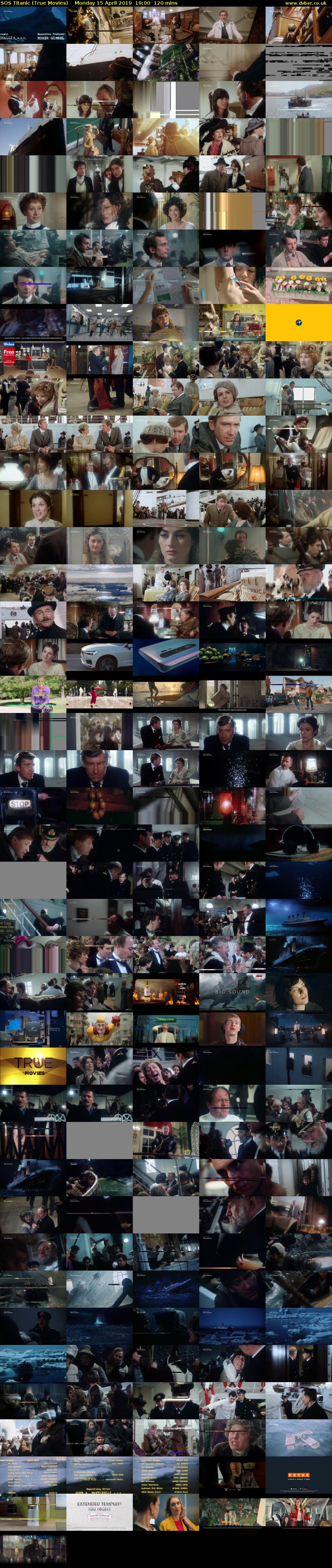 SOS Titanic (True Movies) Monday 15 April 2019 19:00 - 21:00