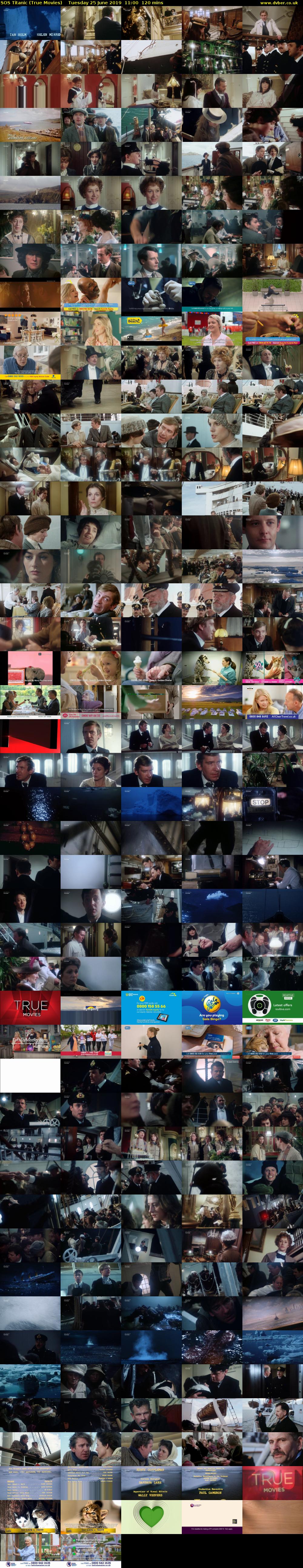 SOS Titanic (True Movies) Tuesday 25 June 2019 11:00 - 13:00