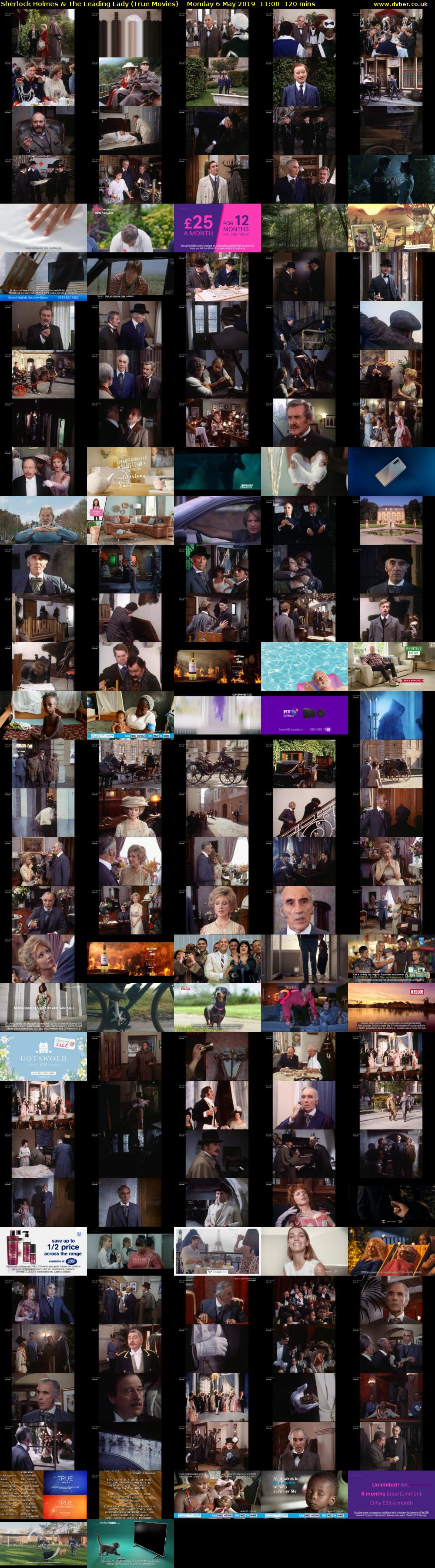 Sherlock Holmes & The Leading Lady (True Movies) Monday 6 May 2019 11:00 - 13:00