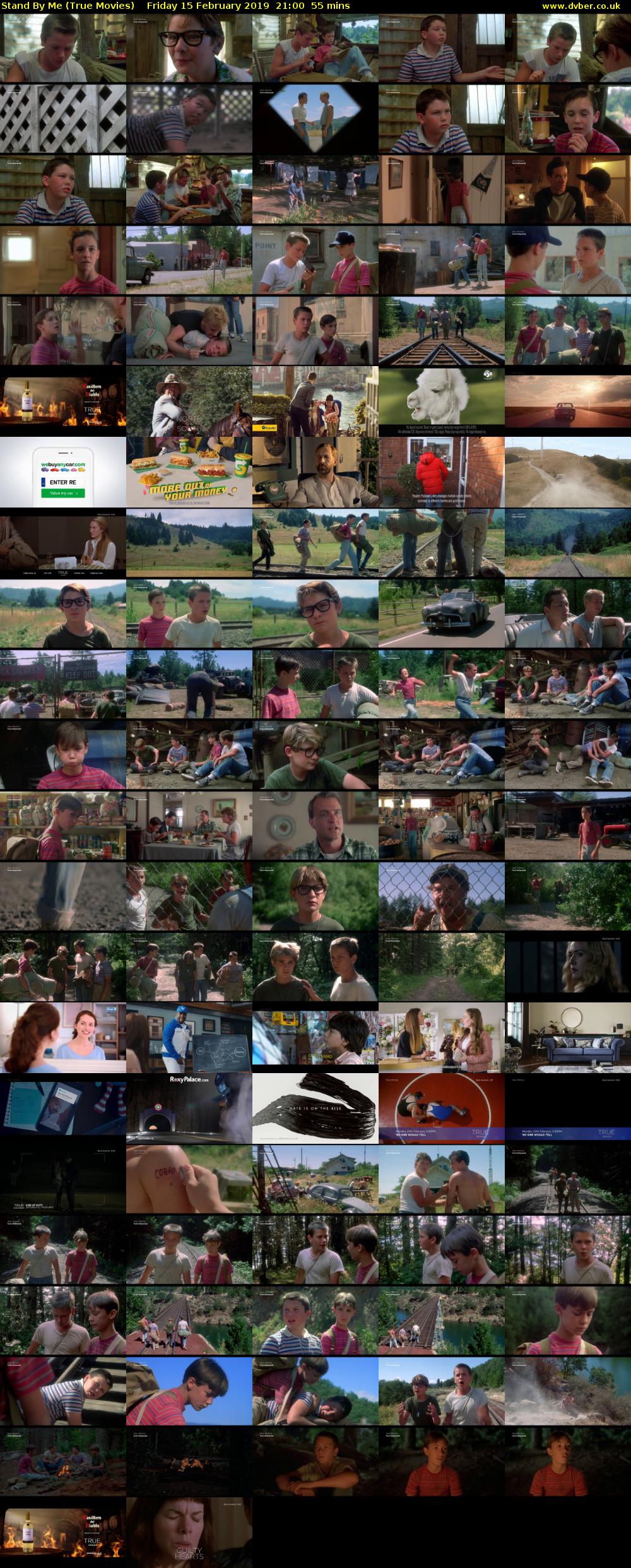 Stand By Me (True Movies) Friday 15 February 2019 21:00 - 21:55