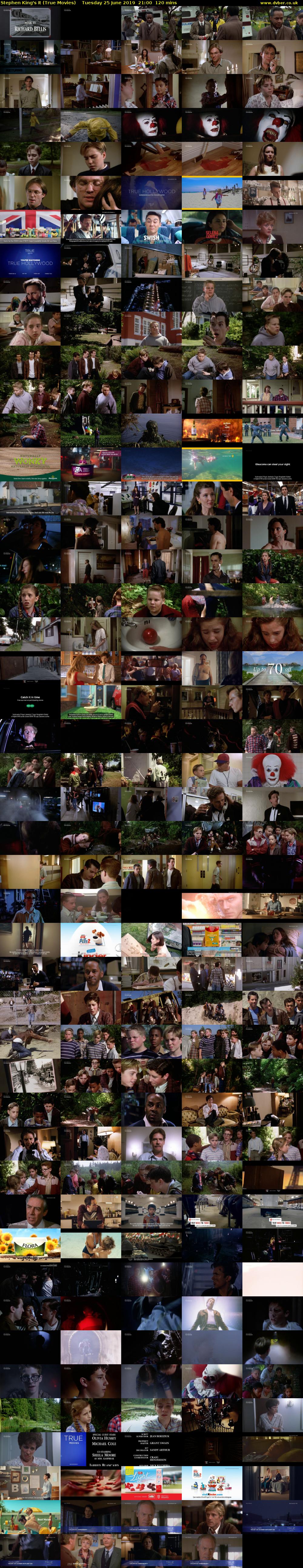 Stephen King's It (True Movies) Tuesday 25 June 2019 21:00 - 23:00