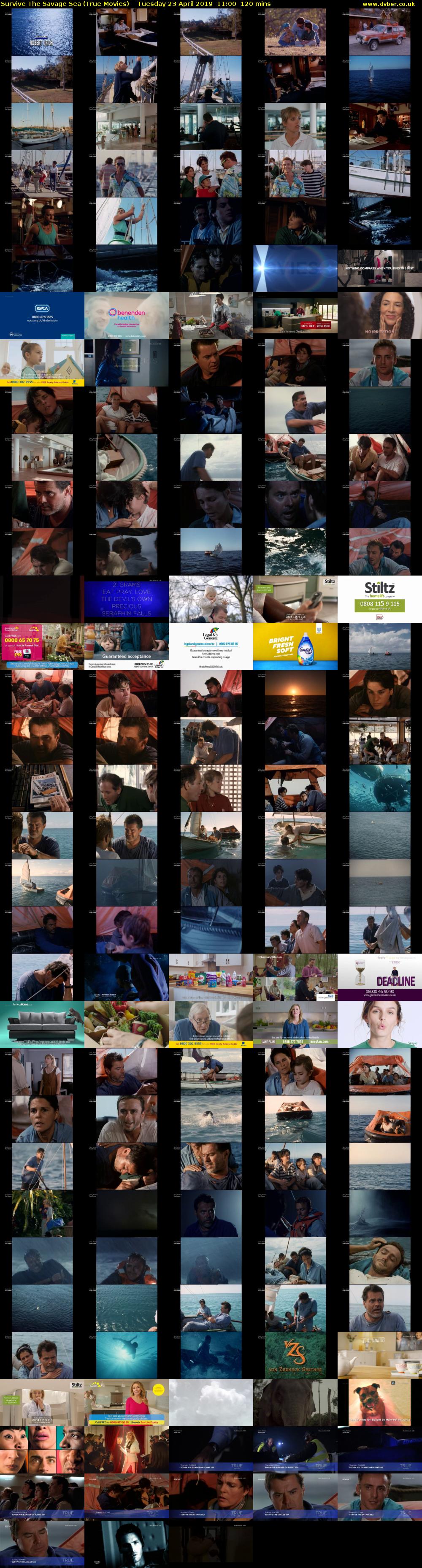Survive The Savage Sea (True Movies) Tuesday 23 April 2019 11:00 - 13:00