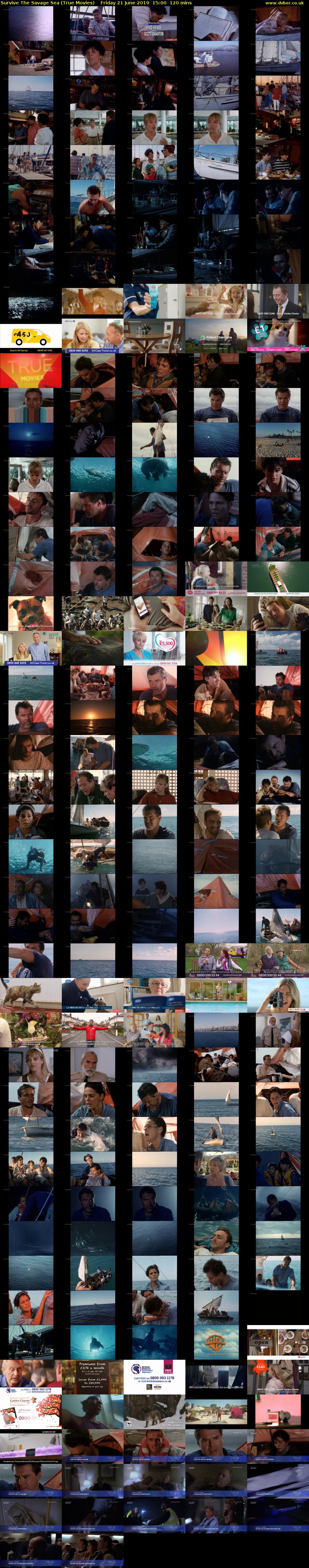 Survive The Savage Sea (True Movies) Friday 21 June 2019 15:00 - 17:00