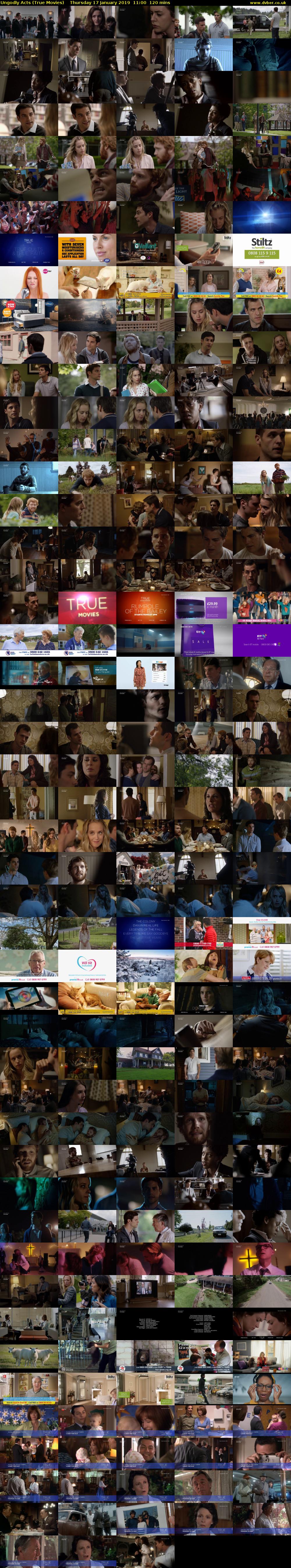 Ungodly Acts (True Movies) Thursday 17 January 2019 11:00 - 13:00