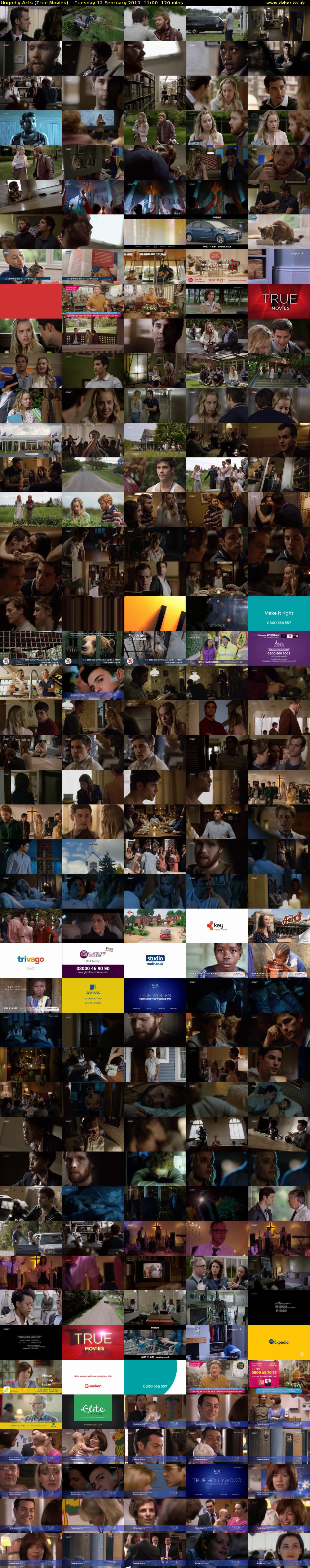 Ungodly Acts (True Movies) Tuesday 12 February 2019 11:00 - 13:00