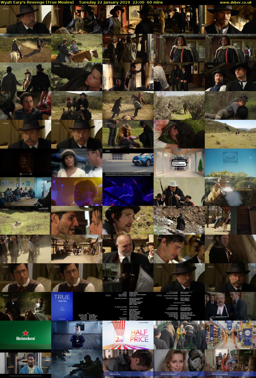 Wyatt Earp's Revenge (True Movies) Tuesday 22 January 2019 22:00 - 23:00