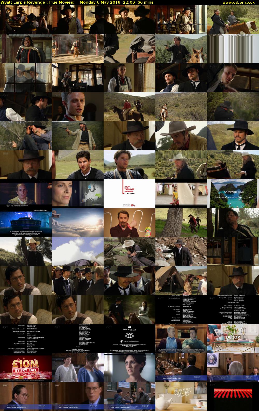 Wyatt Earp's Revenge (True Movies) Monday 6 May 2019 22:00 - 23:00