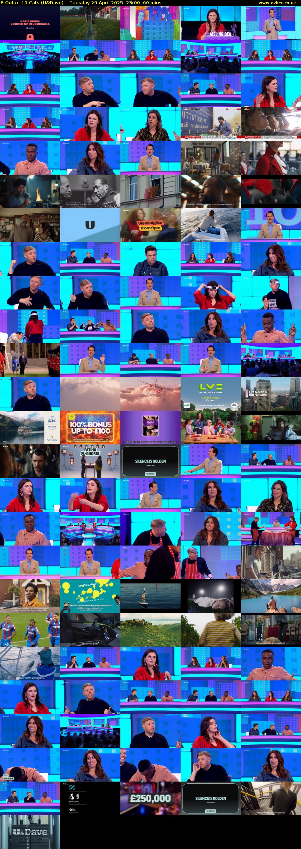8 Out of 10 Cats (U&Dave) Tuesday 29 April 2025 23:00 - 00:00