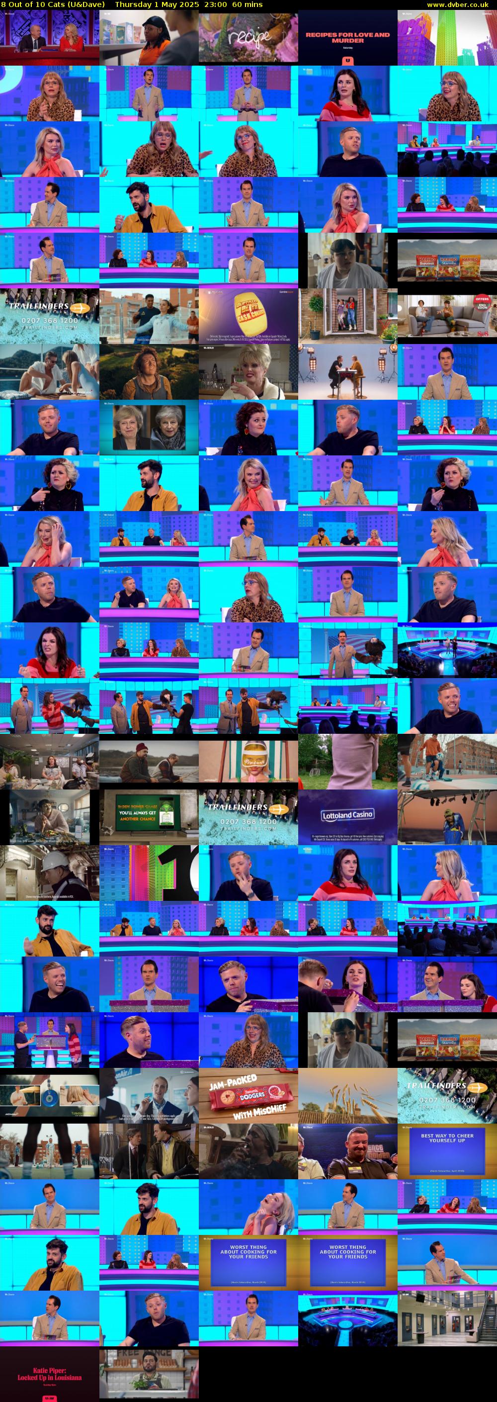 8 Out of 10 Cats (U&Dave) Thursday 1 May 2025 23:00 - 00:00