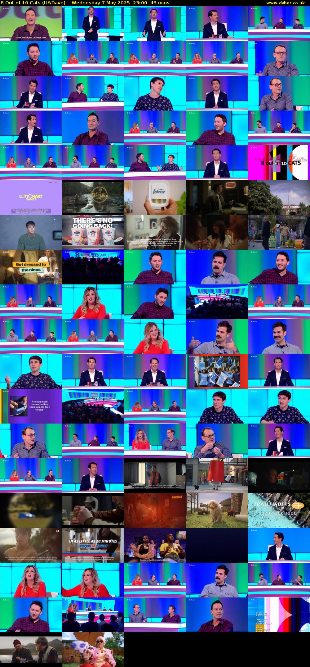 8 Out of 10 Cats (U&Dave) Wednesday 7 May 2025 23:00 - 23:45