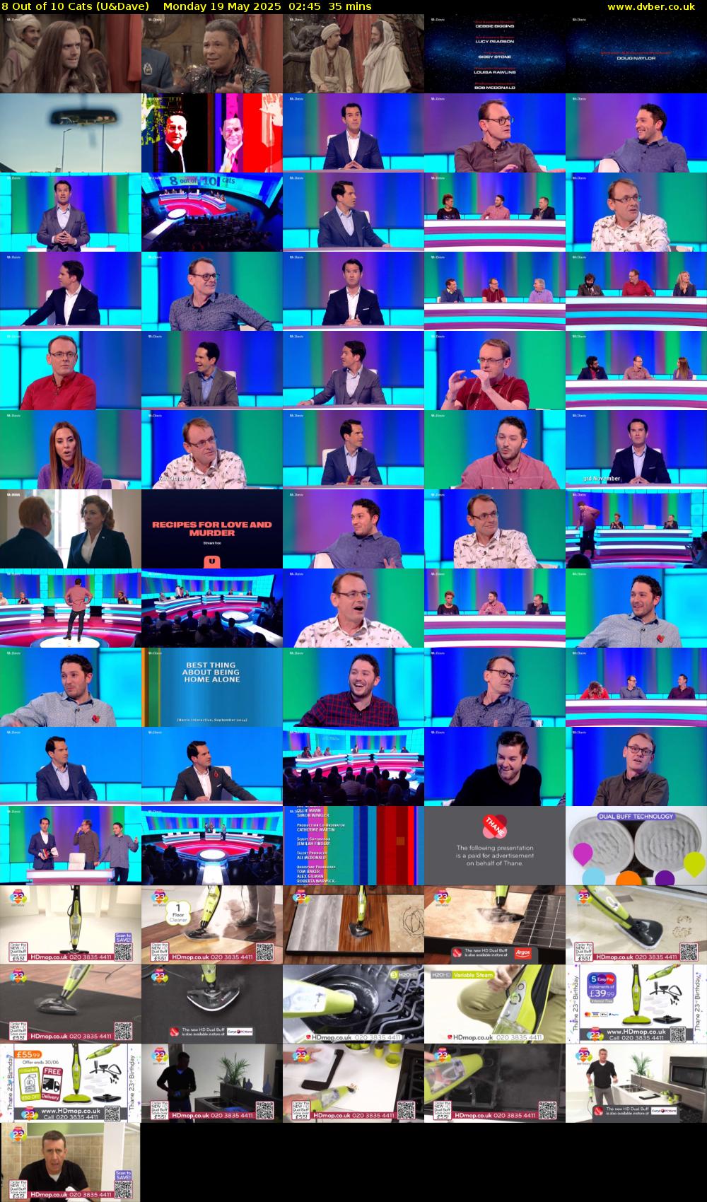 8 Out of 10 Cats (U&Dave) Monday 19 May 2025 02:45 - 03:20