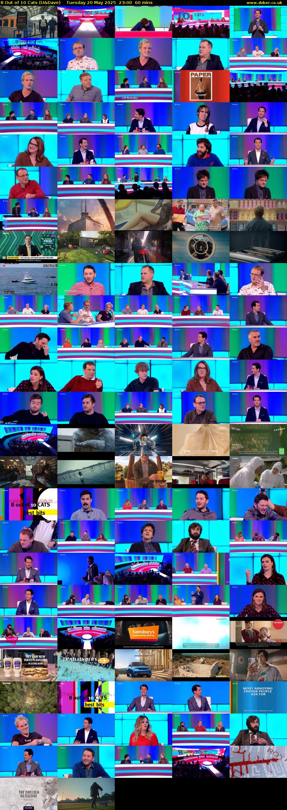 8 Out of 10 Cats (U&Dave) Tuesday 20 May 2025 23:00 - 00:00