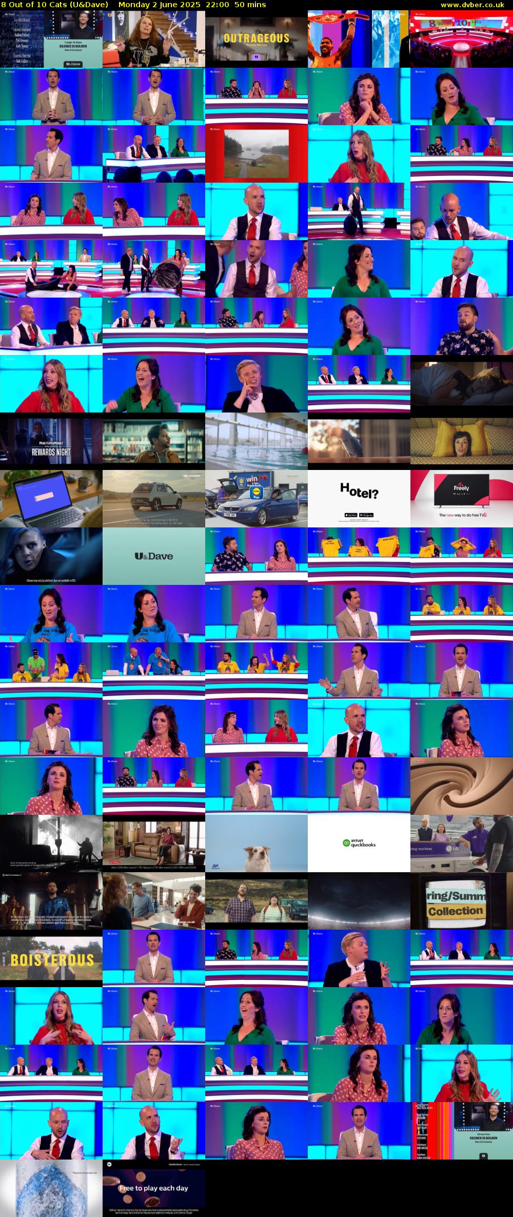 8 Out of 10 Cats (U&Dave) Monday 2 June 2025 22:00 - 22:50
