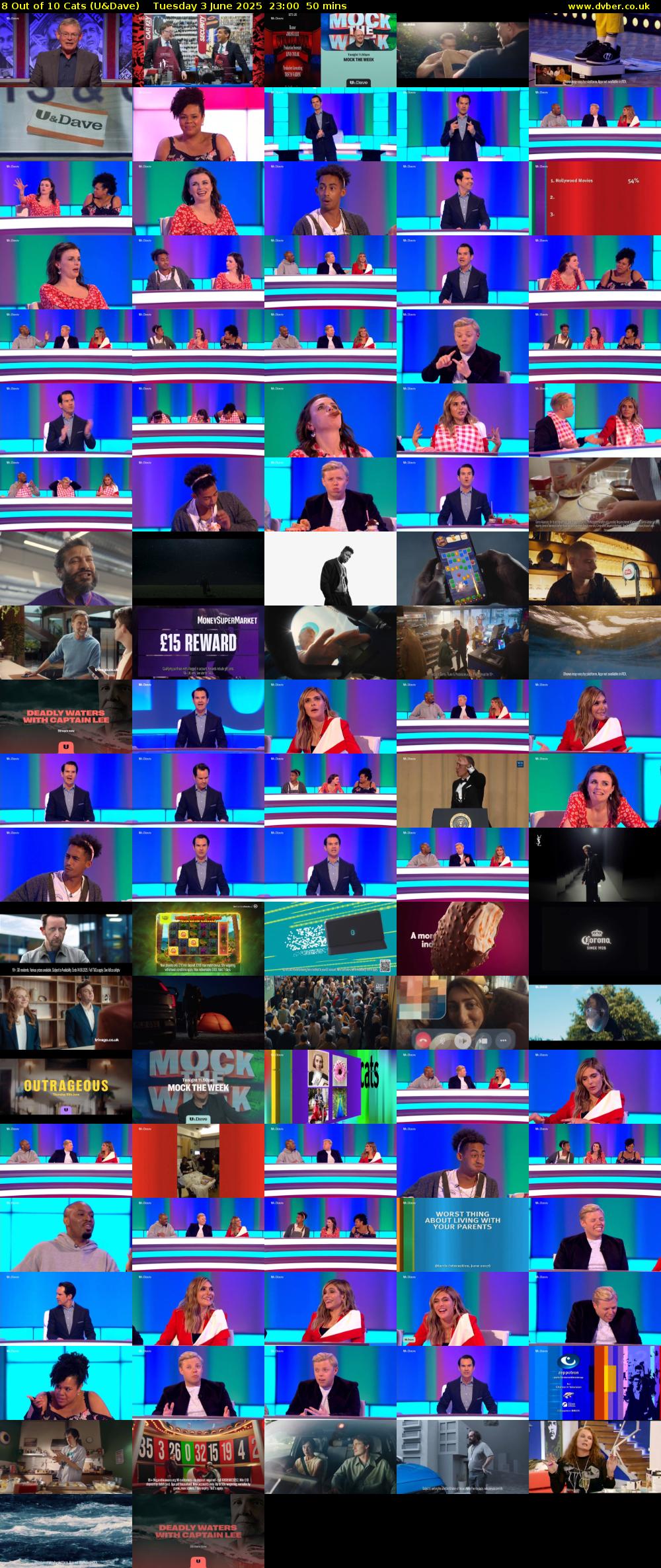 8 Out of 10 Cats (U&Dave) Tuesday 3 June 2025 23:00 - 23:50