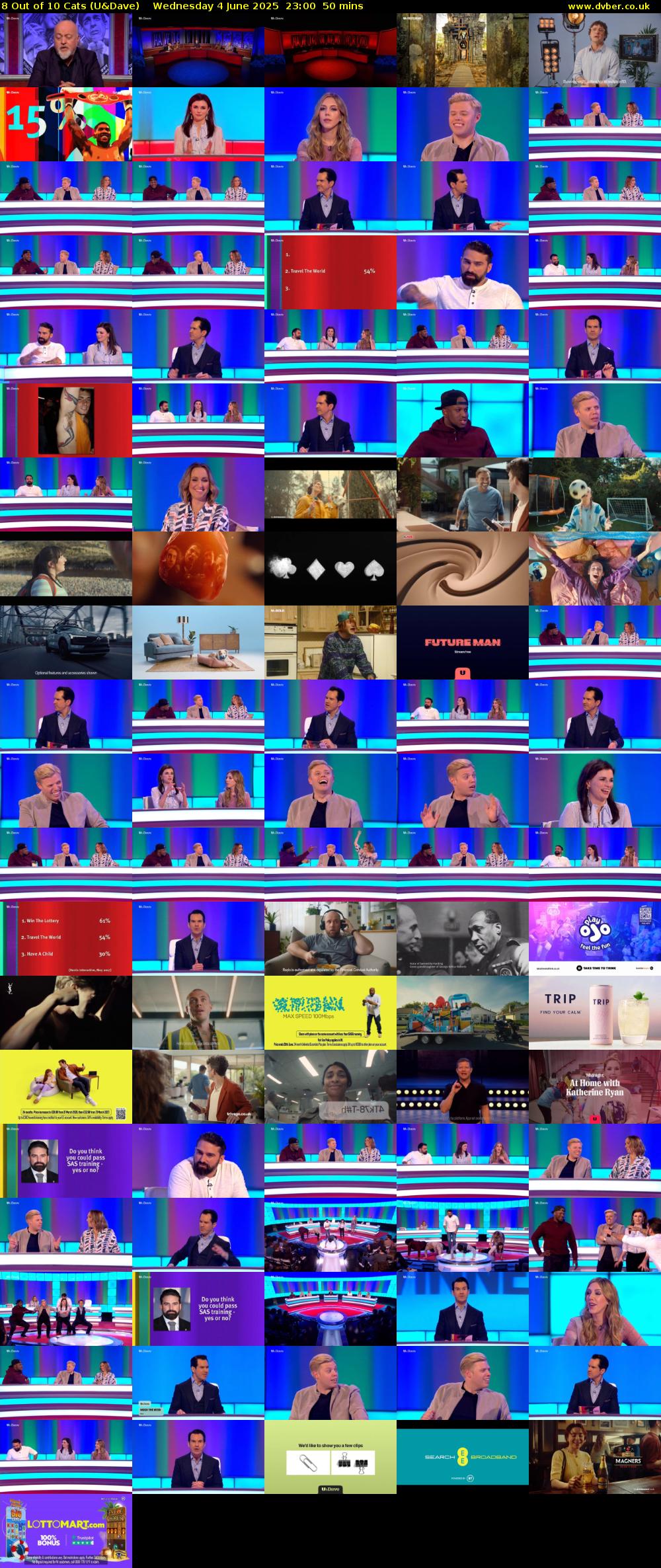 8 Out of 10 Cats (U&Dave) Wednesday 4 June 2025 23:00 - 23:50