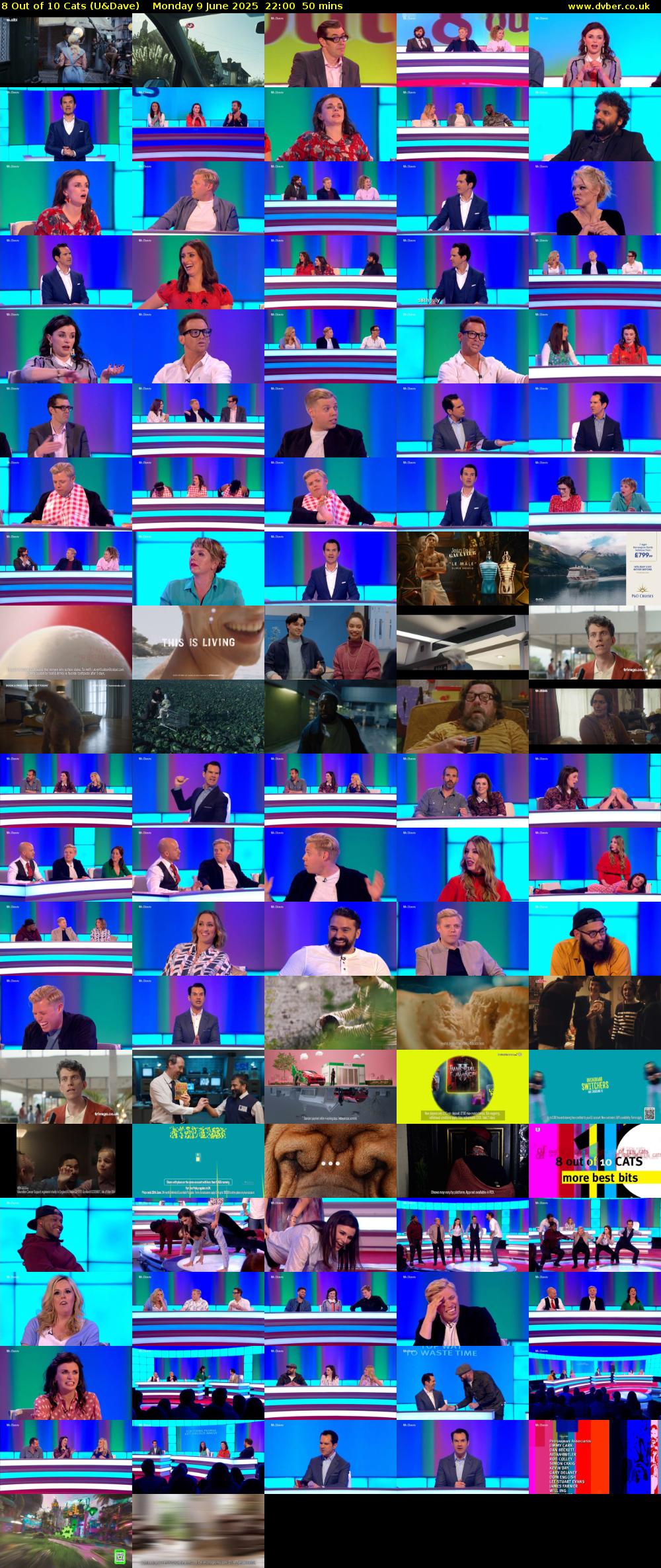 8 Out of 10 Cats (U&Dave) Monday 9 June 2025 22:00 - 22:50
