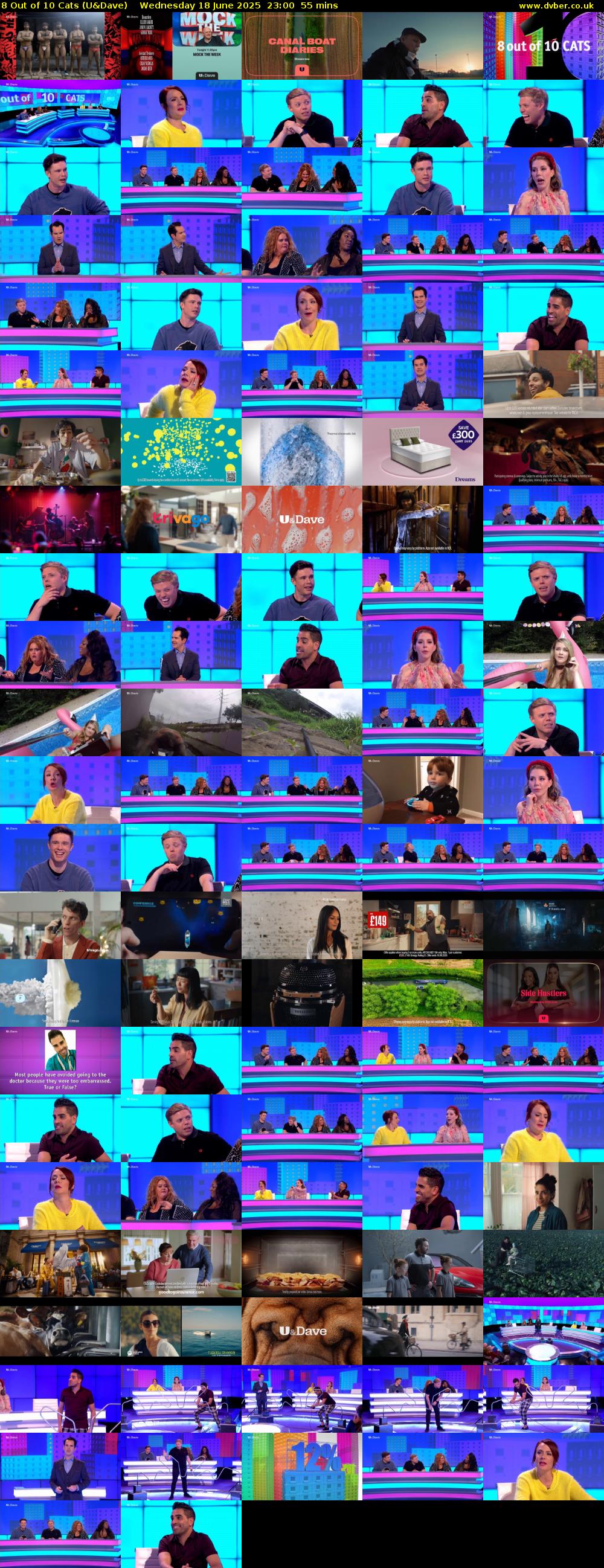 8 Out of 10 Cats (U&Dave) Wednesday 18 June 2025 23:00 - 23:55
