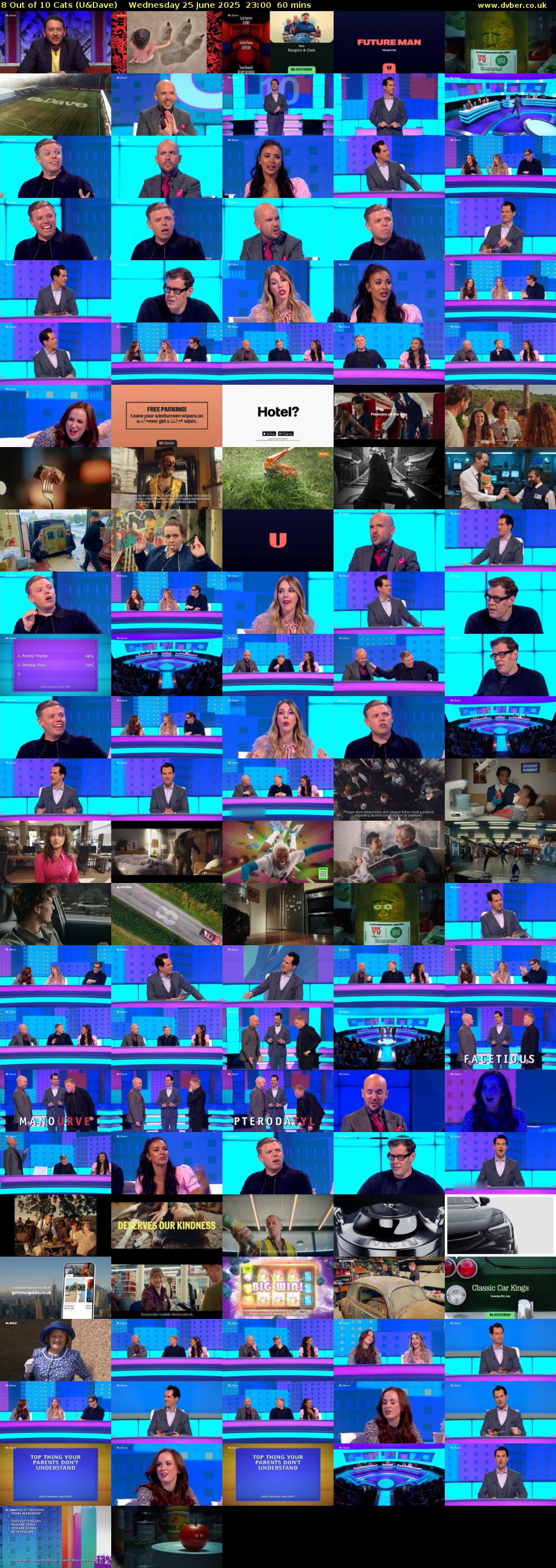 8 Out of 10 Cats (U&Dave) Wednesday 25 June 2025 23:00 - 00:00