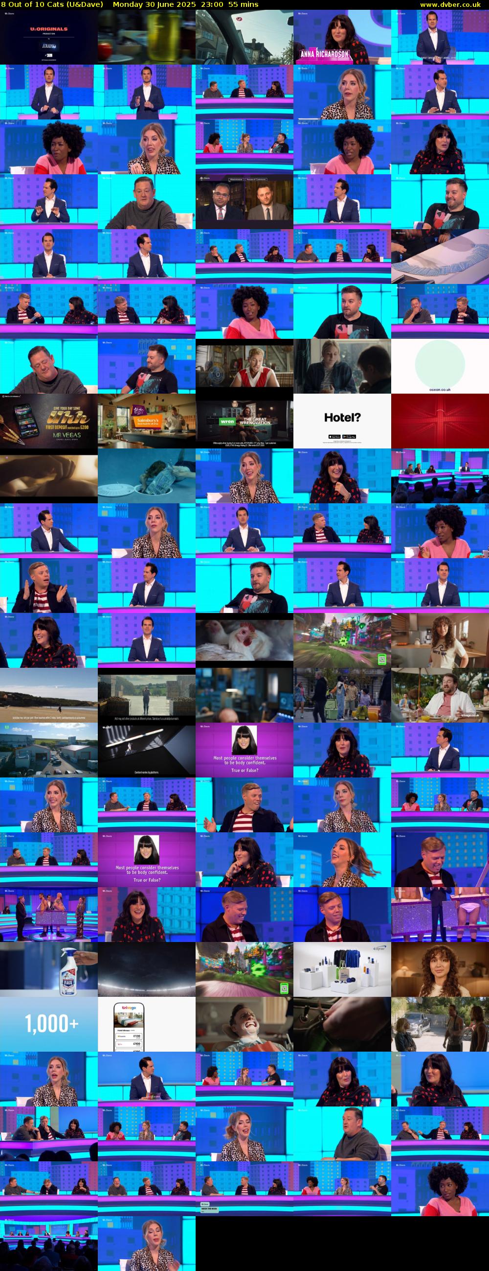 8 Out of 10 Cats (U&Dave) Monday 30 June 2025 23:00 - 23:55