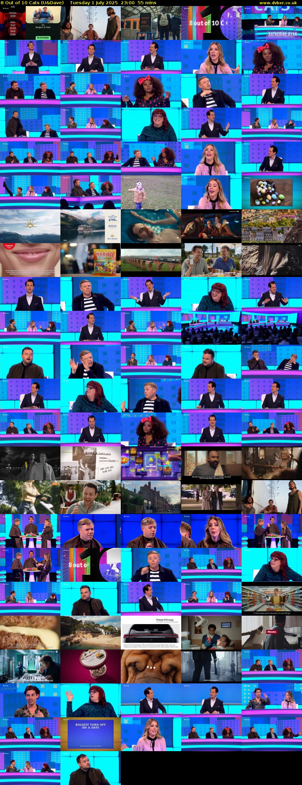 8 Out of 10 Cats (U&Dave) Tuesday 1 July 2025 23:00 - 23:55