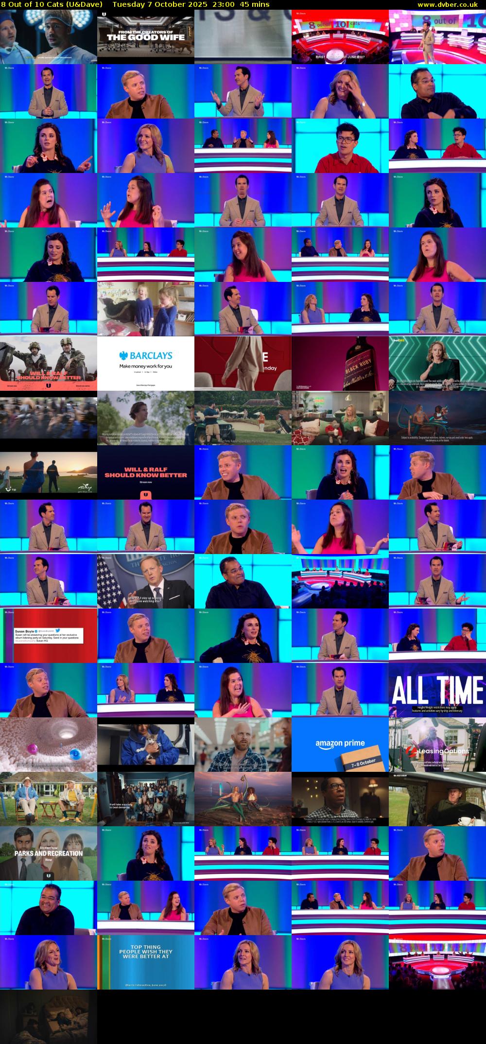 8 Out of 10 Cats (U&Dave) Tuesday 7 October 2025 23:00 - 23:45