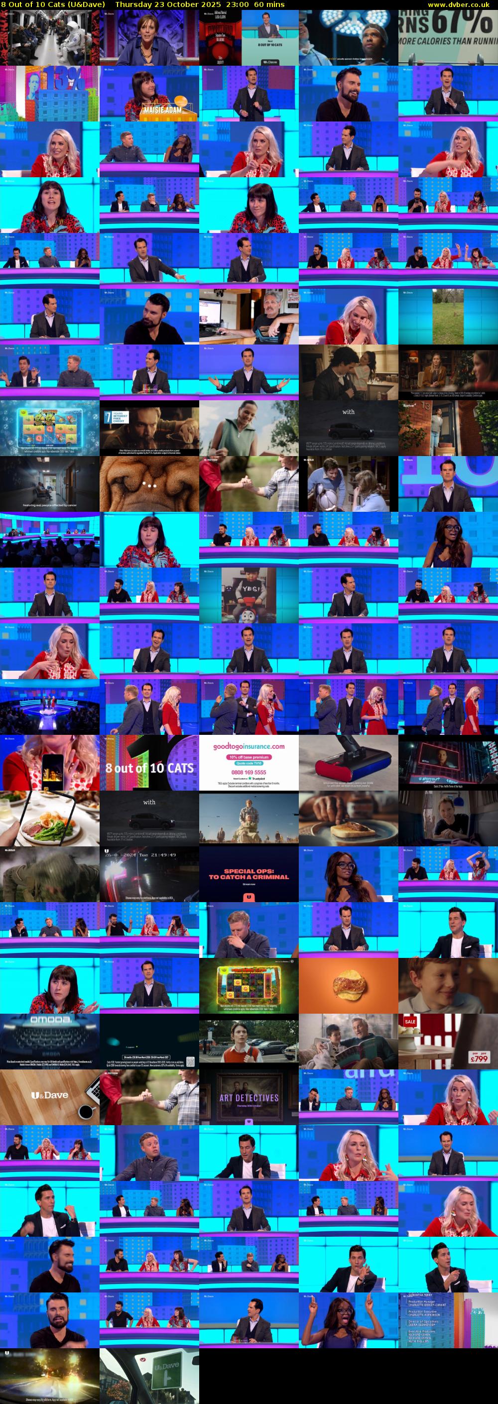 8 Out of 10 Cats (U&Dave) Thursday 23 October 2025 23:00 - 00:00