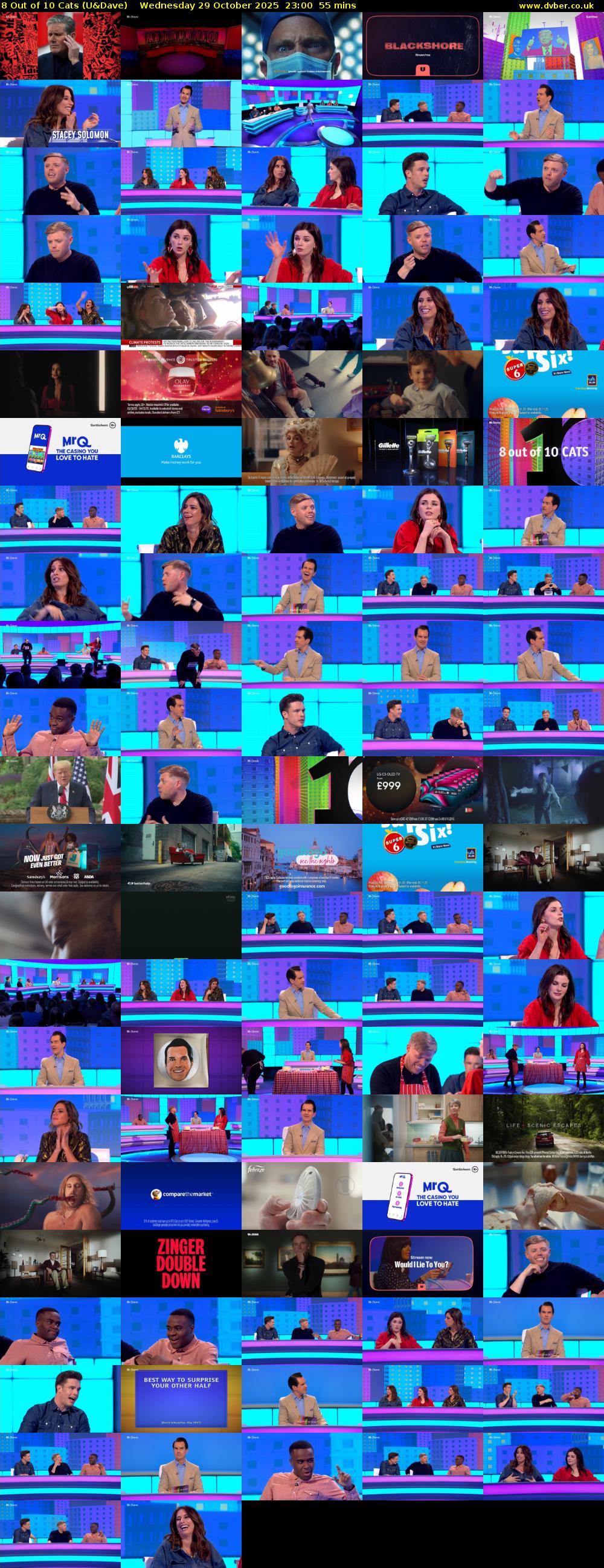 8 Out of 10 Cats (U&Dave) Wednesday 29 October 2025 23:00 - 23:55