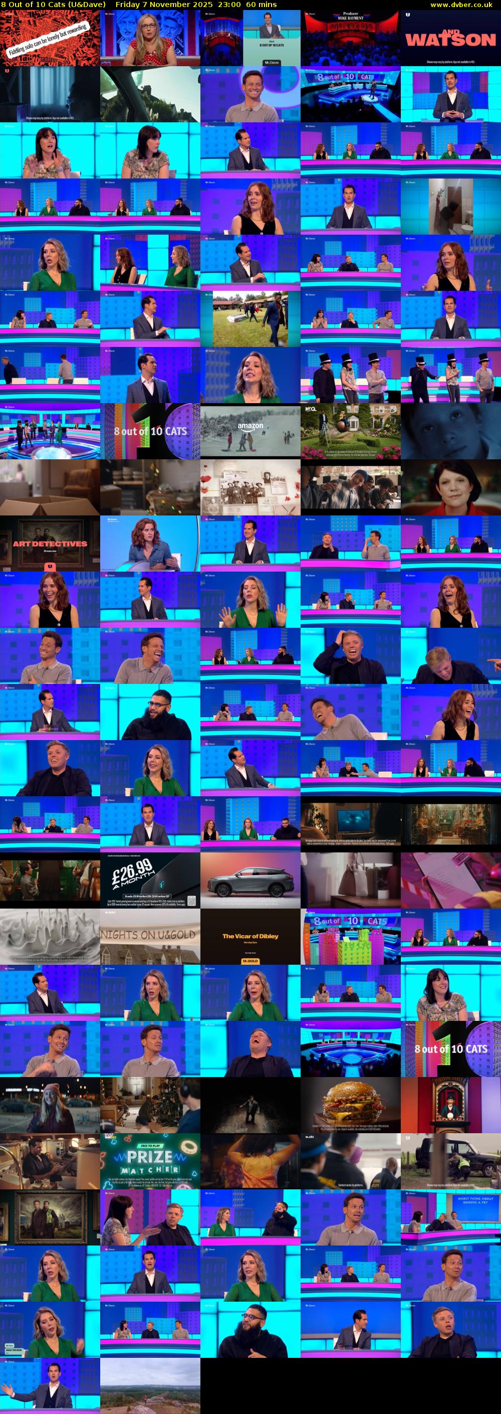 8 Out of 10 Cats (U&Dave) Friday 7 November 2025 23:00 - 00:00