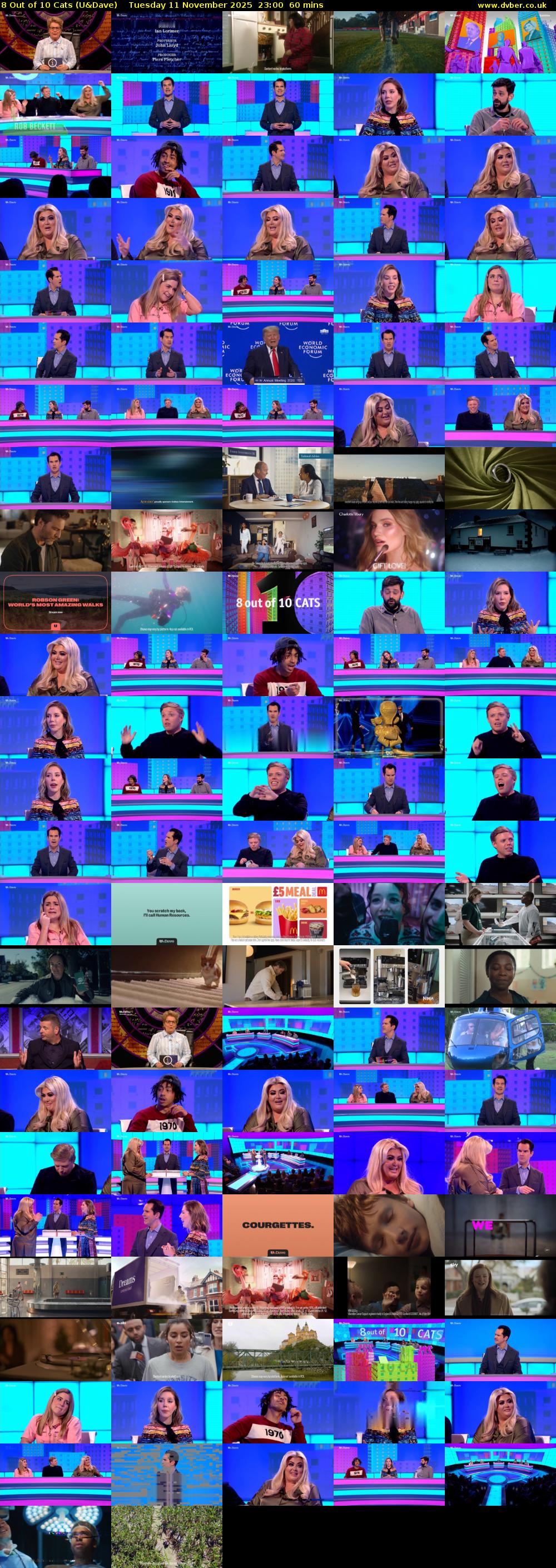 8 Out of 10 Cats (U&Dave) Tuesday 11 November 2025 23:00 - 00:00