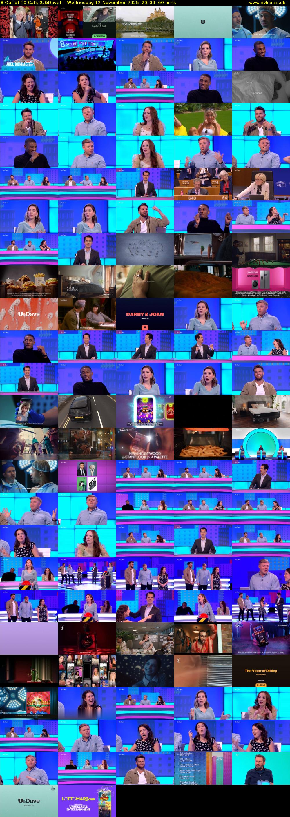 8 Out of 10 Cats (U&Dave) Wednesday 12 November 2025 23:00 - 00:00
