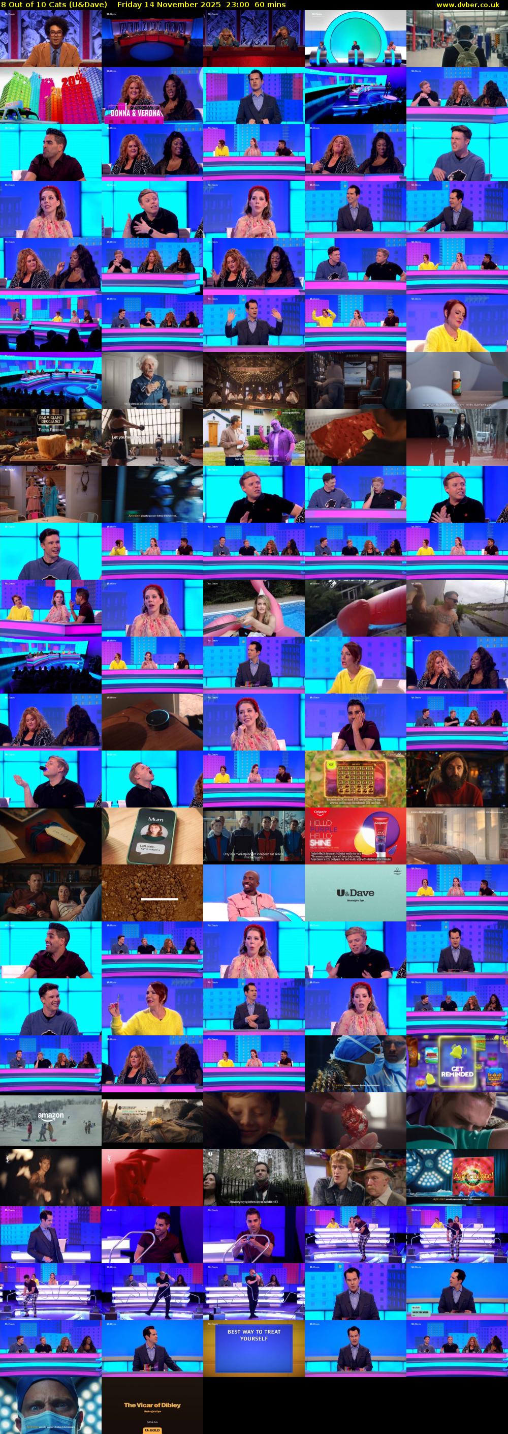 8 Out of 10 Cats (U&Dave) Friday 14 November 2025 23:00 - 00:00