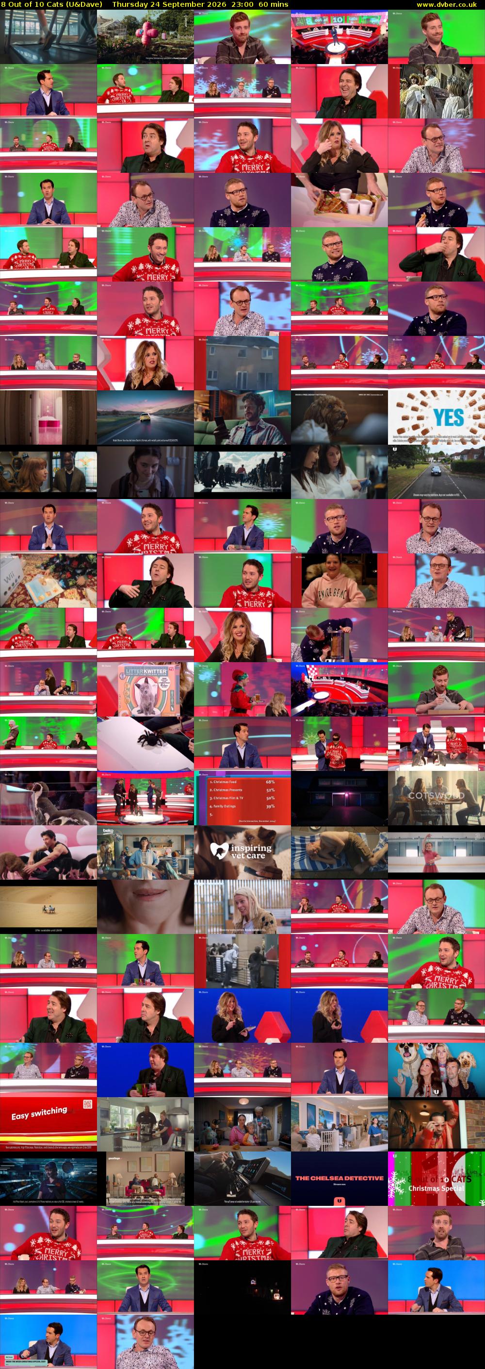 8 Out of 10 Cats (U&Dave) Thursday 24 September 2026 23:00 - 00:00