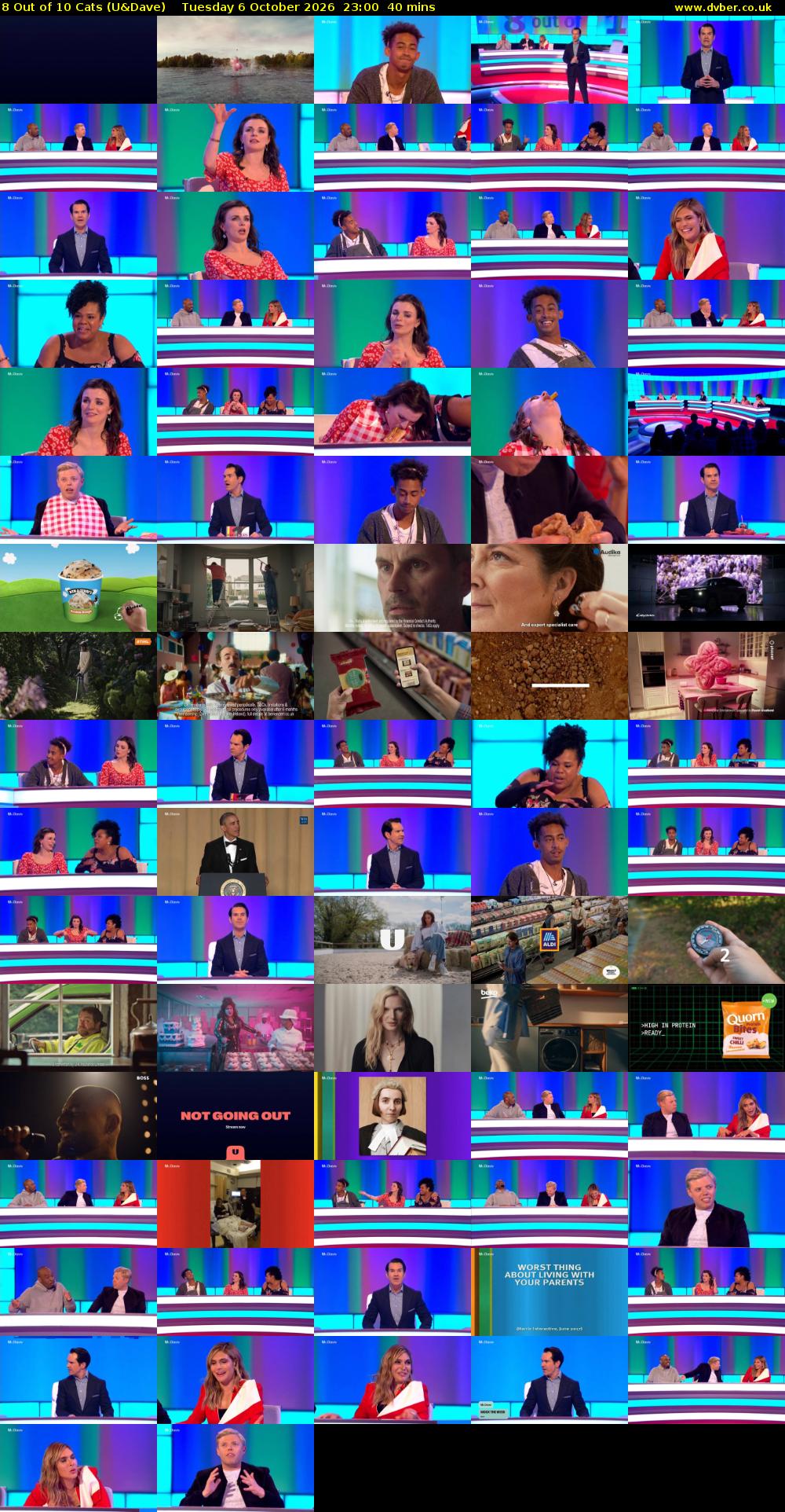 8 Out of 10 Cats (U&Dave) Tuesday 6 October 2026 23:00 - 23:40