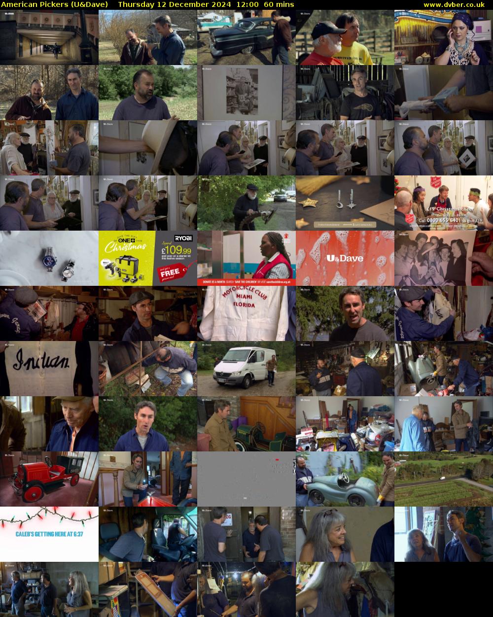 American Pickers (U&Dave) Thursday 12 December 2024 12:00 - 13:00