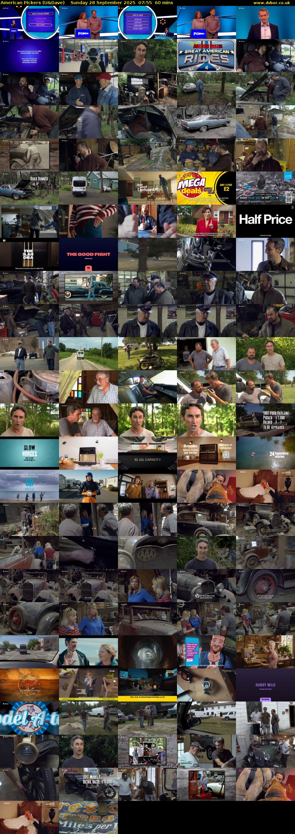 American Pickers (U&Dave) Sunday 28 September 2025 07:55 - 08:55