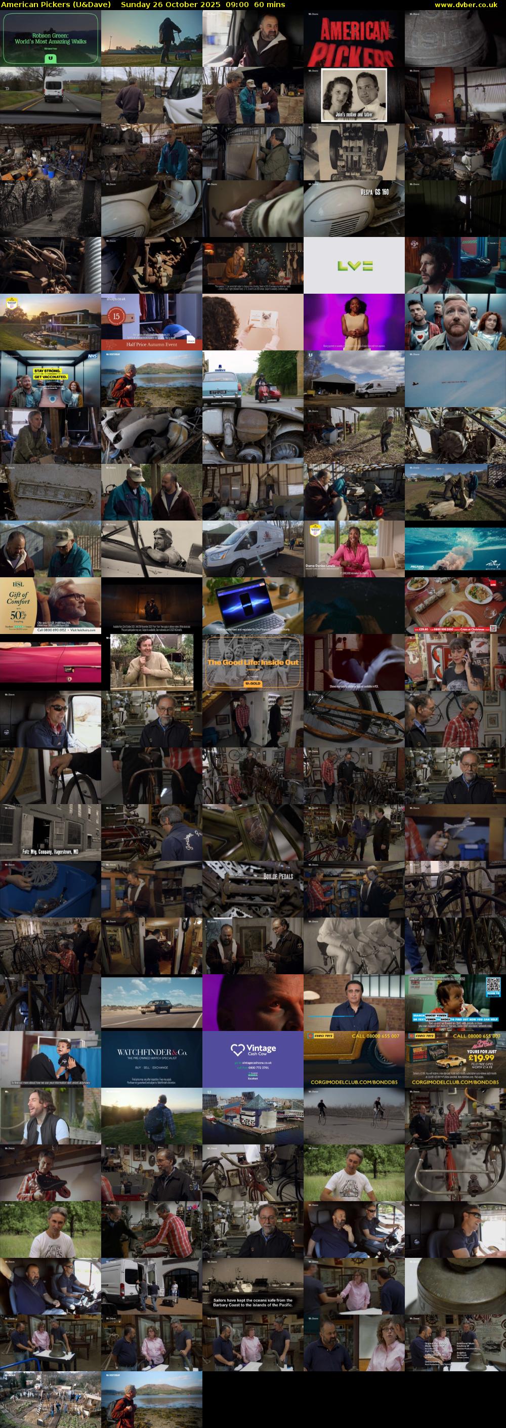 American Pickers (U&Dave) Sunday 26 October 2025 09:00 - 10:00