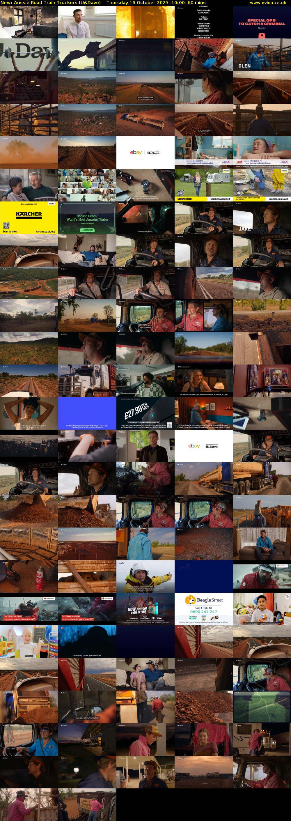 Aussie Road Train Truckers (U&Dave) Thursday 16 October 2025 10:00 - 11:00