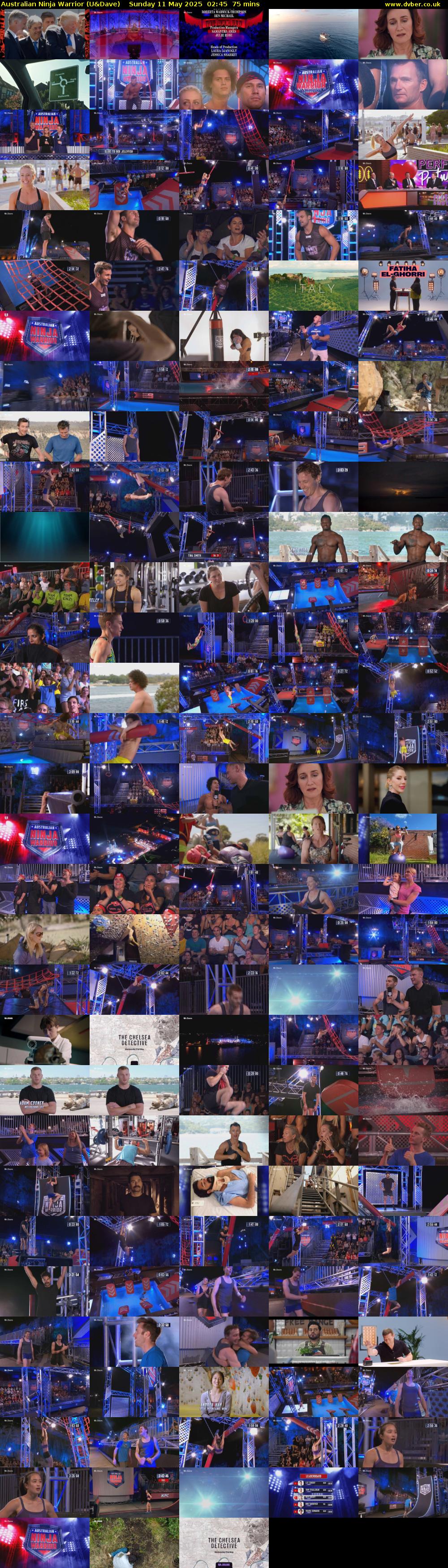 Australian Ninja Warrior (U&Dave) Sunday 11 May 2025 02:45 - 04:00