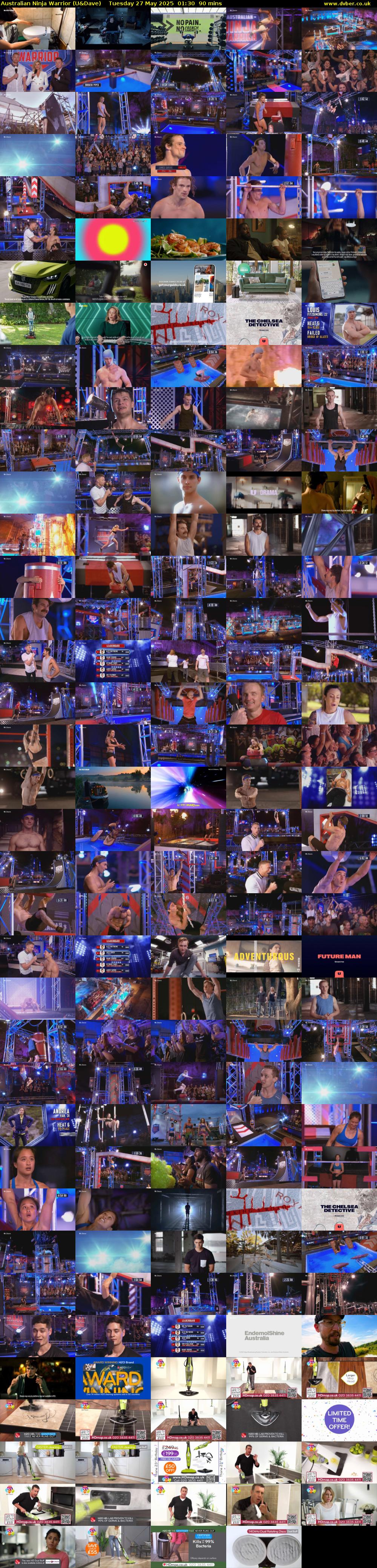 Australian Ninja Warrior (U&Dave) Tuesday 27 May 2025 01:30 - 03:00