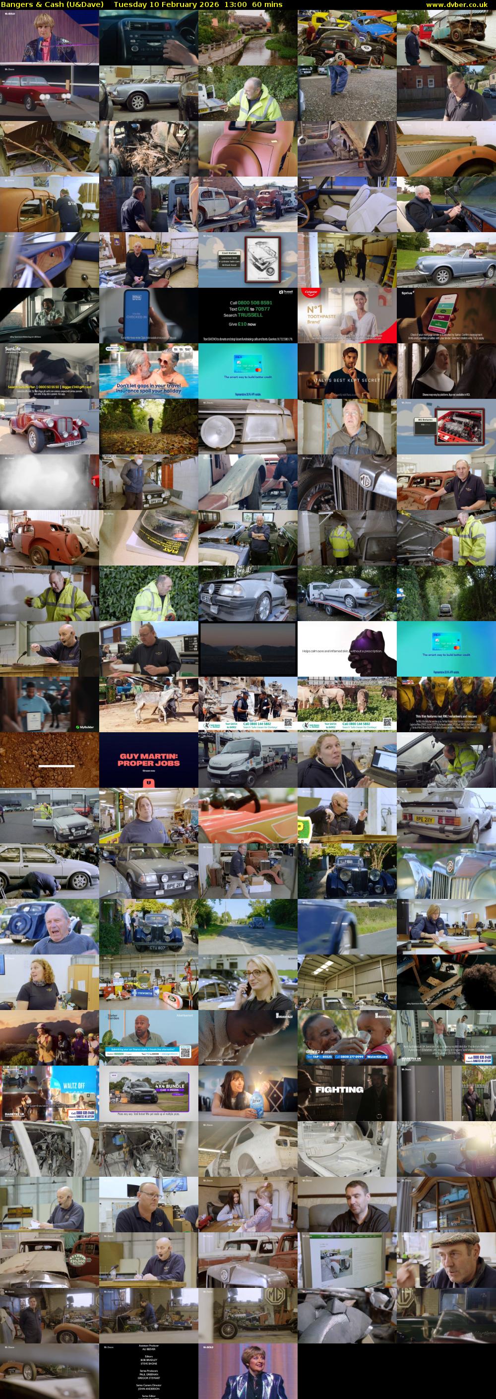 Bangers & Cash (U&Dave) Tuesday 10 February 2026 13:00 - 14:00