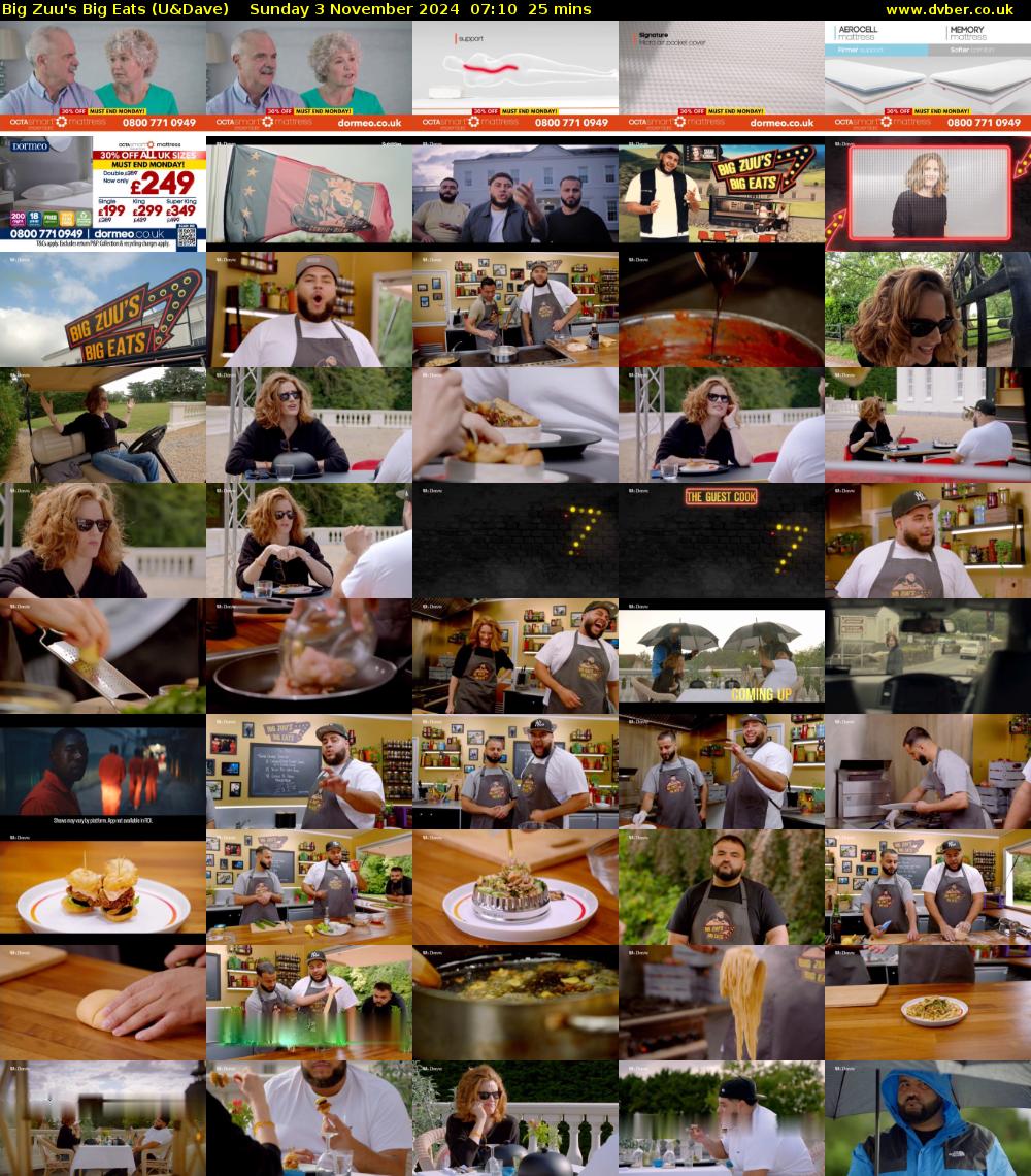 Big Zuu's Big Eats (U&Dave) Sunday 3 November 2024 07:10 - 07:35