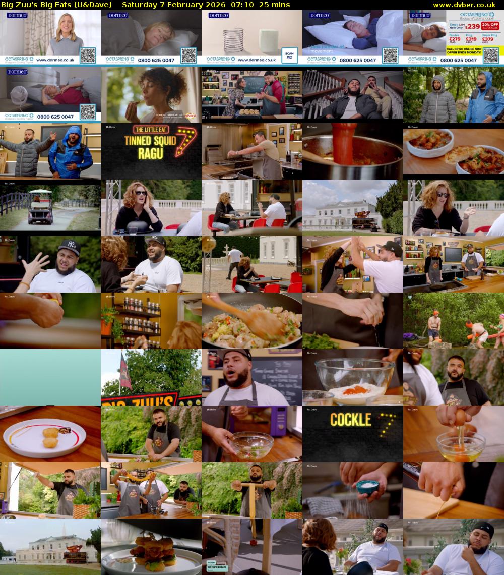 Big Zuu's Big Eats (U&Dave) Saturday 7 February 2026 07:10 - 07:35