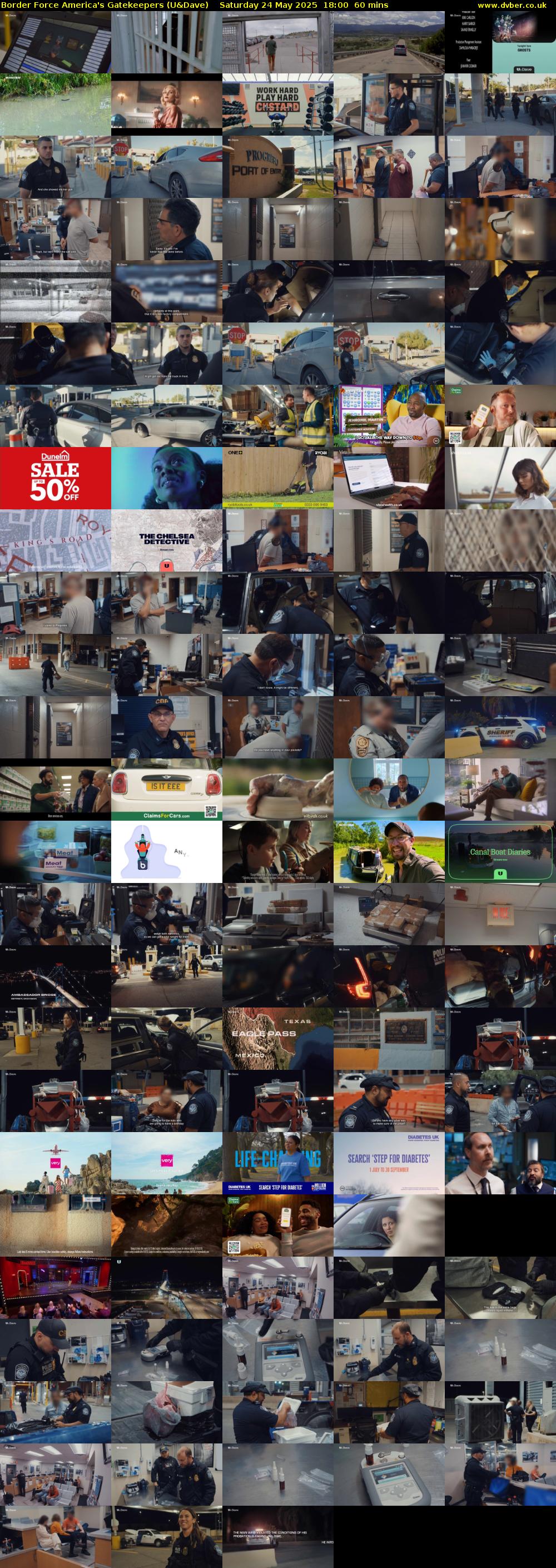 Border Force America's Gatekeepers (U&Dave) Saturday 24 May 2025 18:00 - 19:00