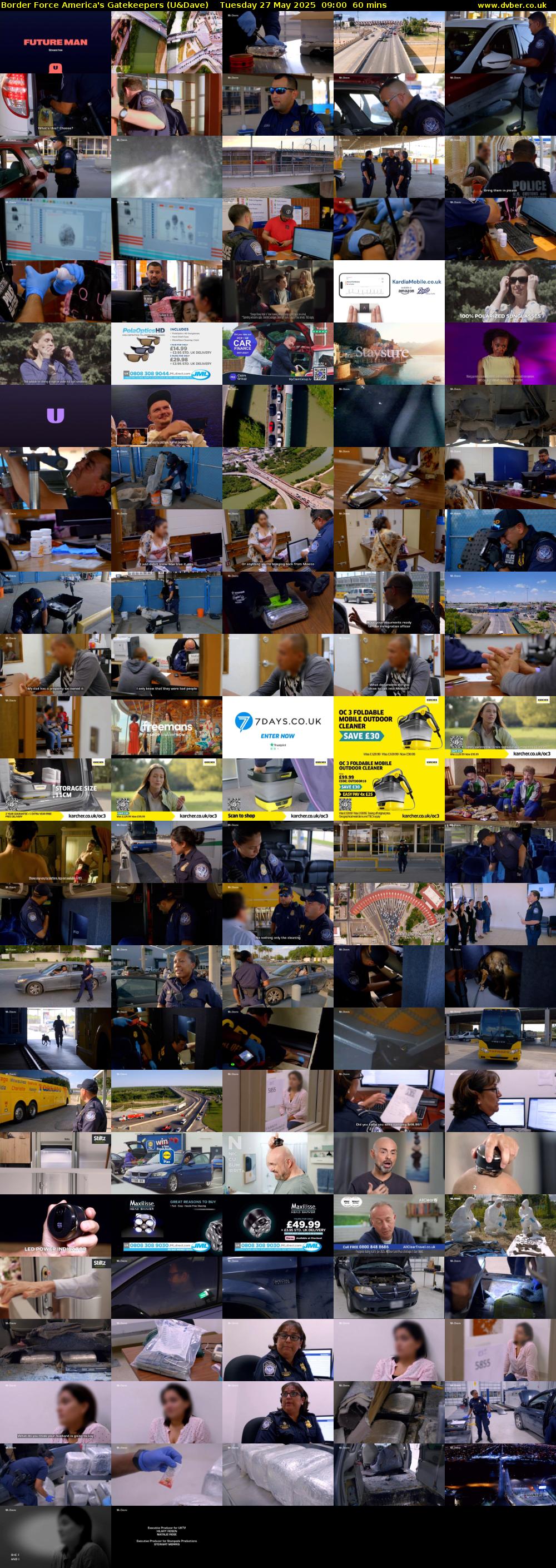 Border Force America's Gatekeepers (U&Dave) Tuesday 27 May 2025 09:00 - 10:00